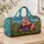 Smiling Piglet in Chocolate Pail with Bees and Blooms for Sunny Summer Getaways Quilted Weekend Bag - 4