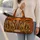Colorful Elephant Family Safari Sunset Scene for Adventurous Vacation Travel Lovers Quilted Weekend Bag - 2