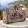 Vintage Americana Stars And Hearts For Fourth Of July Summer Getaways And Road Trips Quilted Weekend Bag - 5