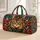 Vibrant Swirl Cat Portrait for Weekend Getaways, Yoga Trips and Holiday Escapes for Women Quilted Weekend Bag - 1