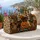 Vintage Halloween Pumpkins, Black Cats and Ghosts for Cozy Autumn Weekend Escapes Quilted Weekend Bag - 5