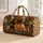 Vintage Halloween Pumpkins, Black Cats and Ghosts for Cozy Autumn Weekend Escapes Quilted Weekend Bag - 1