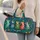 Colorful Alligator Friends for Florida Beach Getaways and Summer Vacation Travelers Quilted Weekend Bag - 2