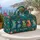 Colorful Alligator Friends for Florida Beach Getaways and Summer Vacation Travelers Quilted Weekend Bag - 5