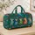 Colorful Alligator Friends for Florida Beach Getaways and Summer Vacation Travelers Quilted Weekend Bag - 4
