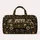 Vintage Camper Van With Golden Florals for Dog Mom Travel and Weekend Adventures Quilted Weekend Bag - 6