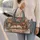 Vintage Books and Florals for Back to School Reading Teacher Appreciation Gifts Quilted Weekend Bag - 2