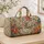 Vintage Wildflowers and Berries for Cottagecore Travel and Weekend Escapes for Her Quilted Weekend Bag - 4