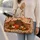 Rustic Pumpkin Barn And Harvest Moon For Cozy Autumn Getaways And Seasonal Escapes Quilted Weekend Bag - 2