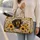 Dachshund Sunflowers and Daisies for Garden Getaways and Dog Lover Birthdays Quilted Weekend Bag - 2