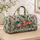 Colorful Flamingo Flock for Tropical Beach Escapes and Sunny Summer Holiday Getaways Quilted Weekend Bag - 4