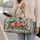 Colorful Flamingo Flock for Tropical Beach Escapes and Sunny Summer Holiday Getaways Quilted Weekend Bag - 2