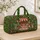 Strawberry Market Garden for Summer Getaways and Charming Country Escapes Quilted Weekend Bag - 4