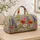 Wildflower Daisy Blooms for Cottagecore Getaways and Springtime Travel Gifts for Her Quilted Weekend Bag - 4