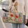 Wildflower Daisy Blooms for Cottagecore Getaways and Springtime Travel Gifts for Her Quilted Weekend Bag - 2