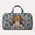 Beagle Portrait With Paw Hearts for Pet-Loving Summer Travel and Family Getaways Quilted Weekend Bag - 6