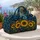 Golden Sunflowers Beneath a Starry Midnight Sky for Weekend Getaways and Road Trips Quilted Weekend Bag - 5