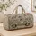 Floral Vintage Camper Wedding Keepsake for Honeymoon Road Trips and Newlywed Gifts Quilted Weekend Bag - 4