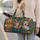 Three Beloved Pets Among Wildflowers for Heartfelt Getaways and Animal-Loving Families Quilted Weekend Bag - 2