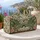 Floral Pickleball Rackets and Court Blooms for Stylish Sporty Weekend Getaways and Travel Quilted Weekend Bag - 5