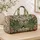 Floral Pickleball Rackets and Court Blooms for Stylish Sporty Weekend Getaways and Travel Quilted Weekend Bag - 4