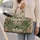 Floral Pickleball Rackets and Court Blooms for Stylish Sporty Weekend Getaways and Travel Quilted Weekend Bag - 2