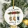 Personalized First Christmas Ornament – Custom Family Names Stockings Ceramic Keepsake, Christmas Gift - 1