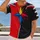 Red Black Football Lacing Style Sportswear For Game Day Training And Casual Outdoor Wear All-over Print Unisex T-shirt - 2