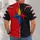 Red Black Football Lacing Style Sportswear For Game Day Training And Casual Outdoor Wear All-over Print Unisex T-shirt - 4