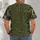 Olive Camouflage Cross Motif for Outdoor Hunting and Tactical Training Enthusiasts All-over Print Unisex T-shirt - 4