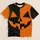Split Orange And Black Pumpkin Face For Halloween Parties And Autumn Festival Nights All-over Print Unisex T-shirt - 5