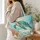 Colorful Sea Turtle Coral Reef Art for Beach Days and Coastal Getaways Quilted Tote Bag - 3