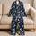 Crescent Moon And Star Night Sky Motif For Cozy Evening Lounging And Relaxed Homewear Satin Pajamas Set - 5