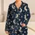 Crescent Moon And Star Night Sky Motif For Cozy Evening Lounging And Relaxed Homewear Satin Pajamas Set - 1