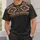 Earth-Tone Geometric Bands for Casual Outdoor Commuting and Autumn Weekends All-over Print Unisex T-shirt - 6