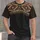 Earth-Tone Geometric Bands for Casual Outdoor Commuting and Autumn Weekends All-over Print Unisex T-shirt - 1