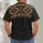 Earth-Tone Geometric Bands for Casual Outdoor Commuting and Autumn Weekends All-over Print Unisex T-shirt - 4