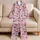 Colorful Ribbon Bows for Cozy Lounging and Sweet Everyday Relaxation at Home for Women Satin Pajamas Set - 5