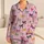 Colorful Ribbon Bows for Cozy Lounging and Sweet Everyday Relaxation at Home for Women Satin Pajamas Set - 1