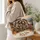 Autumn Raccoon Family Woodland Scene for Nature Lovers and Cozy Fall Adventures Quilted Tote Bag - 3