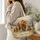 Mother Bear and Two Cubs in a Mountain Meadow for Nature-Loving Mothers and Hikers Quilted Tote Bag - 3