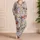 Farmhouse Chicken Motifs for Cozy Easter Mornings and Springtime Relaxation for Her Satin Pajamas Set - 4