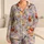 Farmhouse Chicken Motifs for Cozy Easter Mornings and Springtime Relaxation for Her Satin Pajamas Set - 1