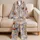 Farmhouse Chicken Motifs for Cozy Easter Mornings and Springtime Relaxation for Her Satin Pajamas Set - 5