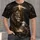 Lion, Lamb And Cross Religious Faith Art For Church And Worship Gatherings All-over Print Unisex T-shirt - 3