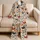 Christmas Chickens In Santa Hats For Cozy Holiday Mornings And Winter Cheer Satin Pajamas Set - 5