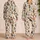 Cozy Calico Cat Companions for Relaxed Autumn Evenings and Winter Home Lounging Satin Pajamas Set - 2