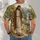 Shepherd and Lamb in a Golden Valley for Christian Faith and Sunday Worship Gifts All-over Print Unisex T-shirt - 4