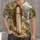 Shepherd and Lamb in a Golden Valley for Christian Faith and Sunday Worship Gifts All-over Print Unisex T-shirt - 1