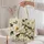 White Magnolia Blossoms for Southern Garden Lovers and Springtime Gift Giving Quilted Tote Bag - 5
